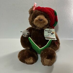 GUND 2007 Animated Storytime Bear Reads Night Before Christmas With Tag